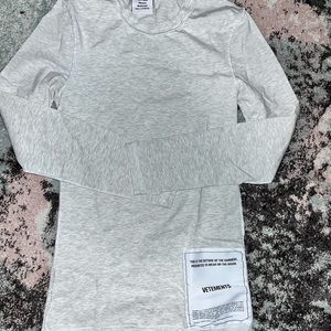 AUTHENTIC WOMANS VETEMENTS SHIRT SIZE SMALL!